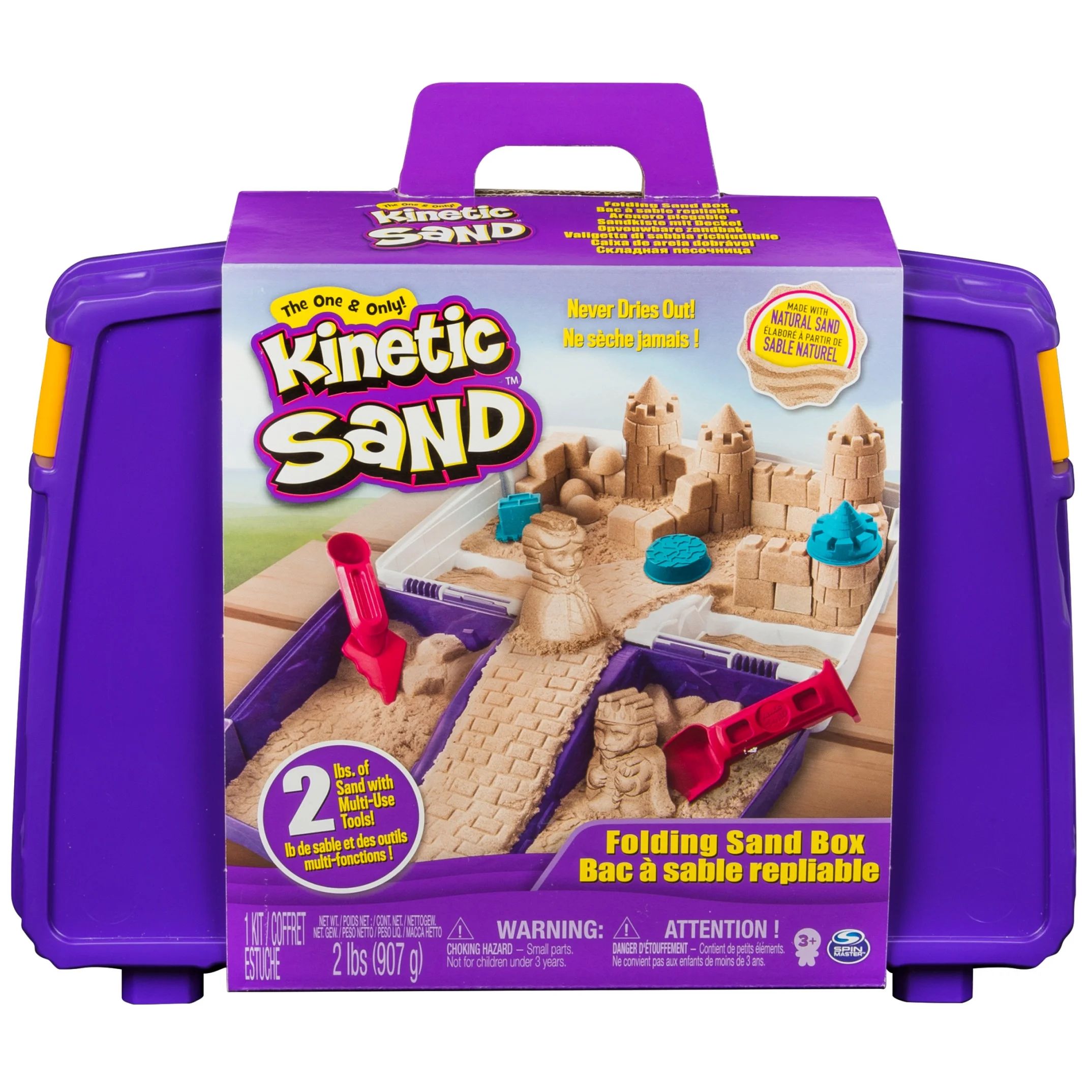 Kinetic Sand, Folding Sand Box with 2lbs of Kinetic Sand | Walmart (US)