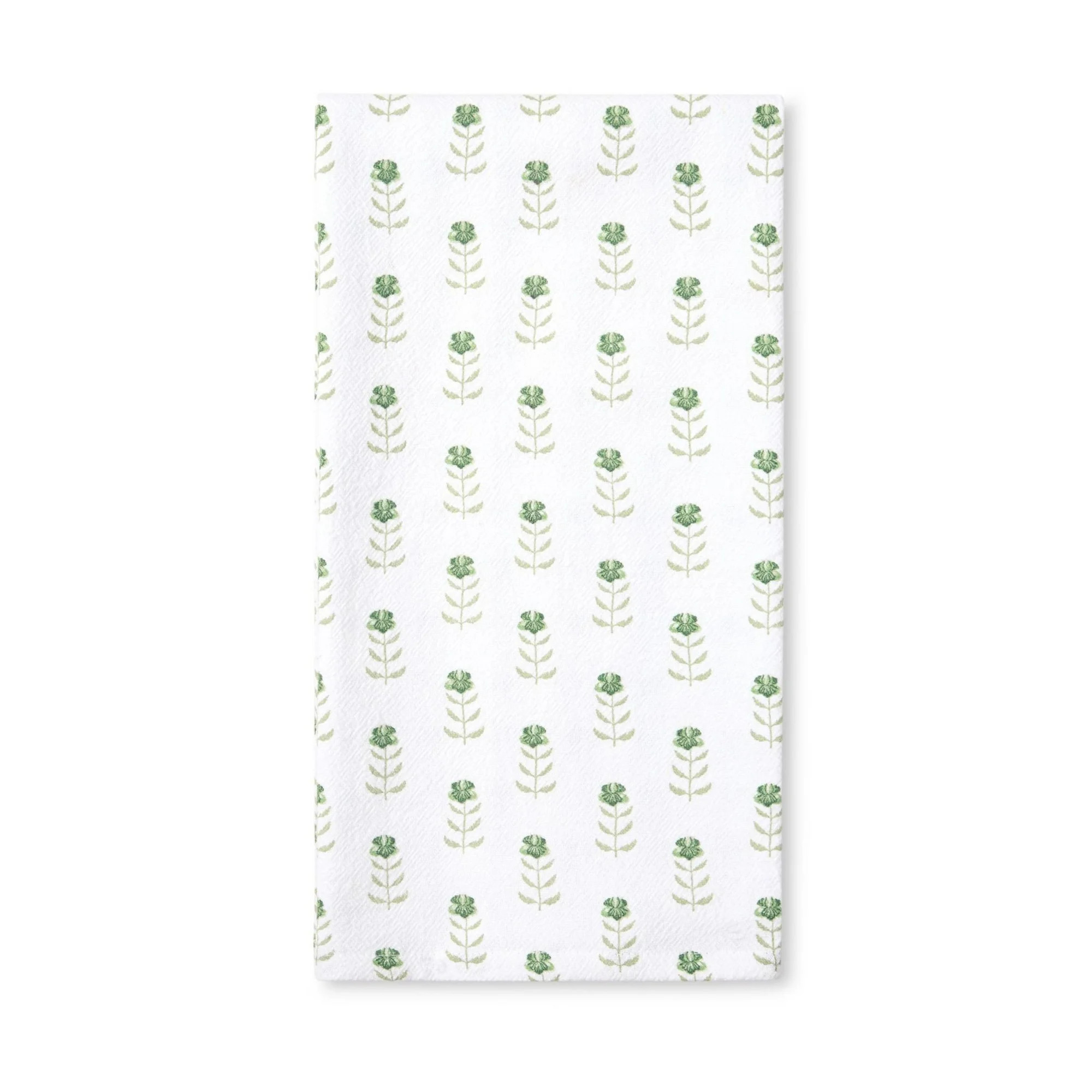 Beautiful 1-Piece Printed Flour Sack Cotton Dish Cloth, 30"W x 30"L, Green & White by Drew Barrym... | Walmart (US)
