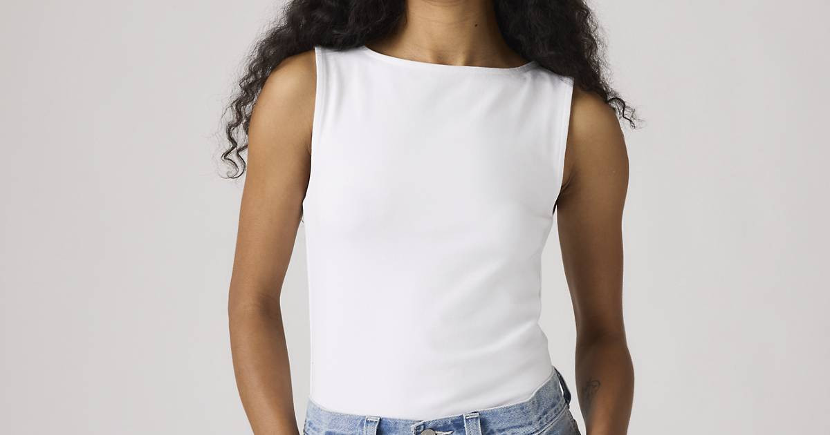 Blair Boatneck Top - White | Levi's® GB | Levi's UK