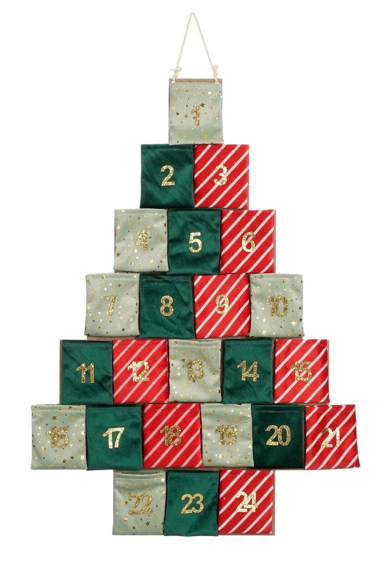 H & M - Adventskalender Aus Filz - Rot - Zuhause | H&M (DE, AT, CH, NL, FI)
