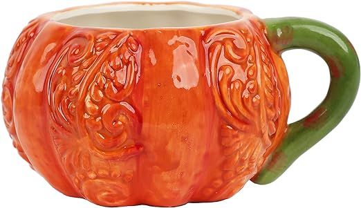 Servette Home Funny Ceramic Coffee Mugs Food Theme (Pumpkin) | Amazon (US)
