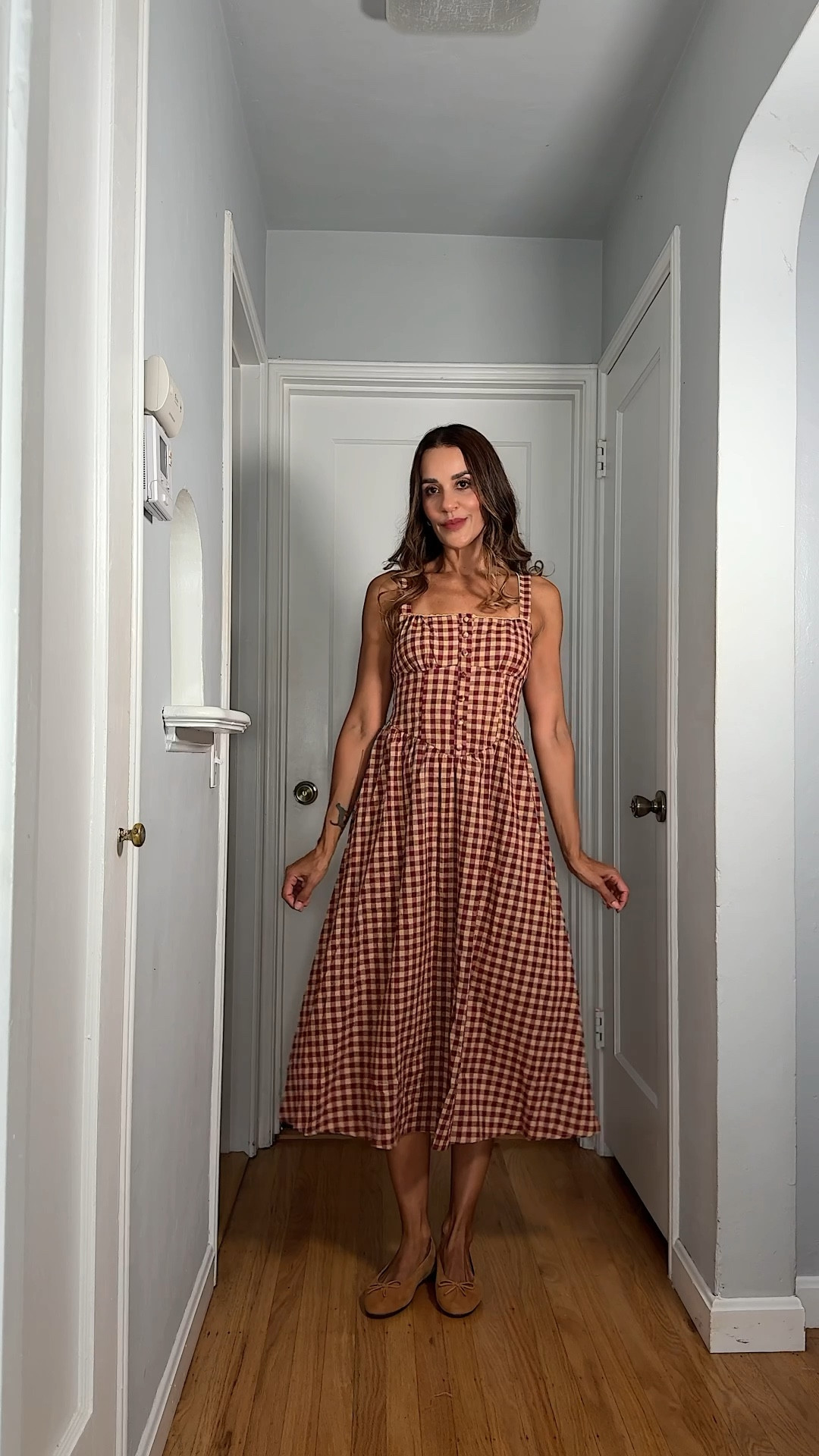 The kind of dress that does everything for you 🤍 flattering, breathable, and instantly makes you look put-together. I love how easy this is to wear for vacation, brunch, or warm days when you still want to feel chic. Linked this one + similar options at different price points so you can find your perfect version ✨

gingham dress outfit women | summer midi dress outfit ideas | flattering sundress women over 40 | effortless summer outfits women | chic vacation outfit ideas women | breathable cotton dress summer | feminine classic style outfits | casual chic summer dress outfit | timeless summer wardrobe pieces | easy outfit one piece dress | affordable summer dress options | look expensive summer outfit ideas | neutral summer outfit women | midi dress styling ideas women | warm weather outfit ideas chic

#LTKSeasonal #LTKgrwm #LTKootd