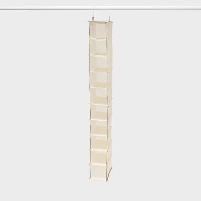 10 Shelf Hanging Shoe Storage Organizer Tan - Brightroom™ | Target