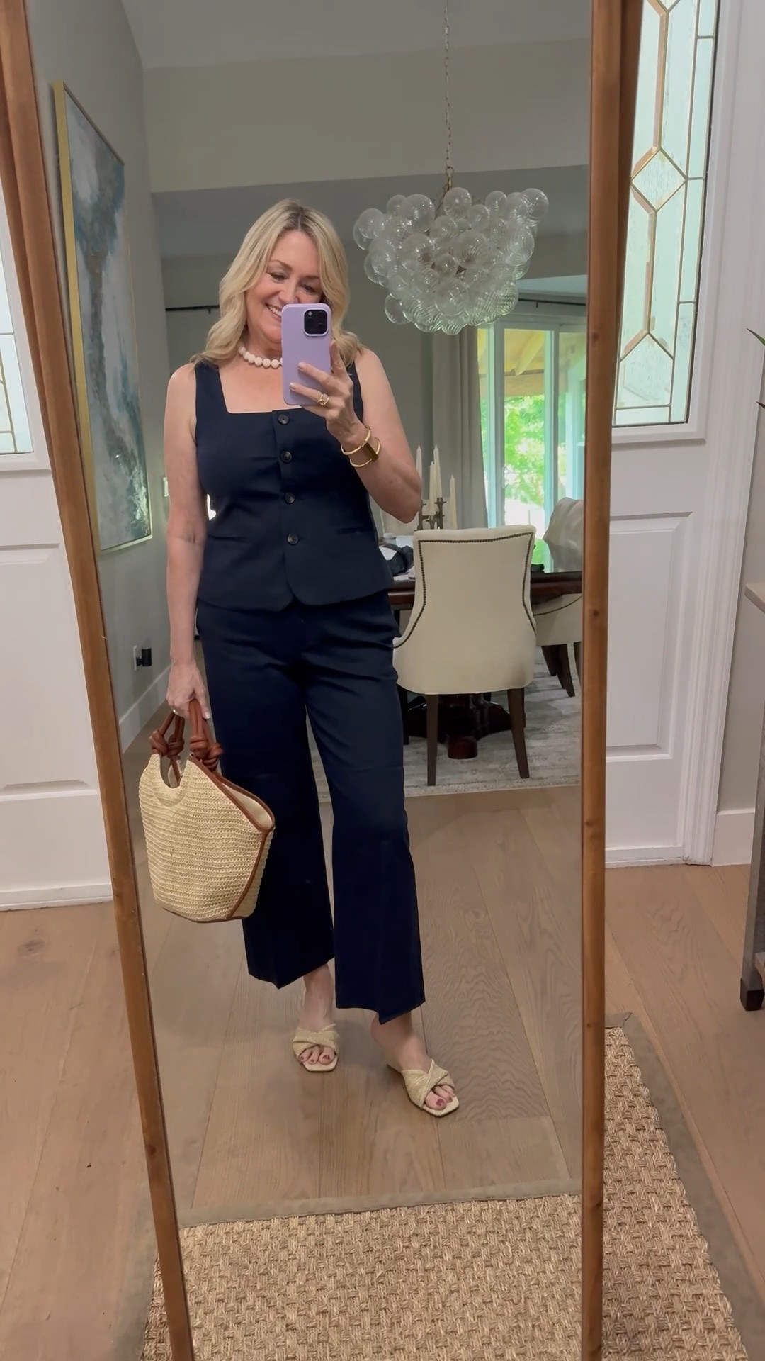 Cute work outfit.  Throw on a blazer or wear the vest alone.  Summer outfit

#LTKWorkwear #LTKootd #LTKdayinmylife