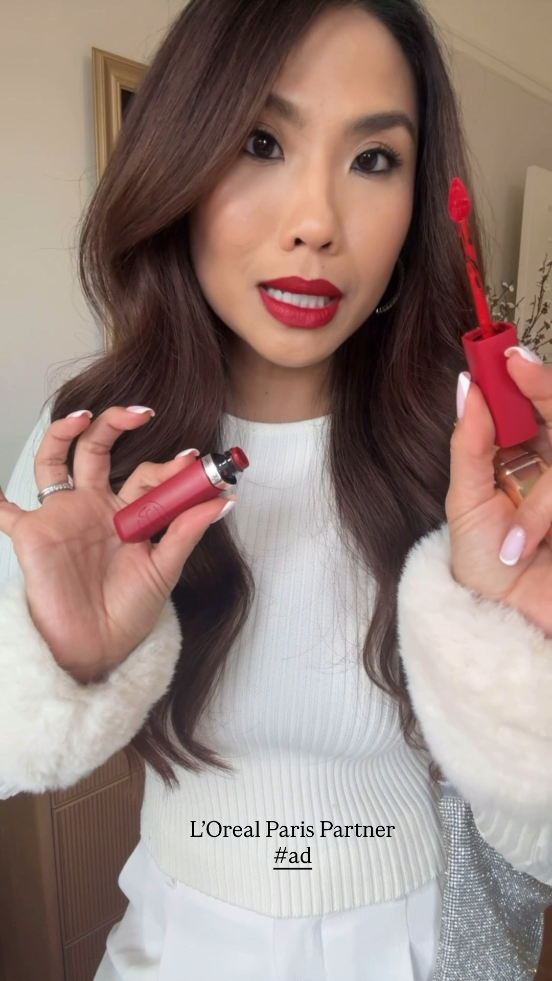 #ad #LOrealParisPartner #TargetPartner No matter what NYE look you decide on this year, the perfect finishing touch is a @lorealparis red lip in Le Rouge Paris! I layered the Infallible Matte lipstick with the Colour Riche for this long wearing lip 💋@target @targetstyle  #LOrealParisCosmetics #LOrealParisMakeup #Target



#LTKBeauty