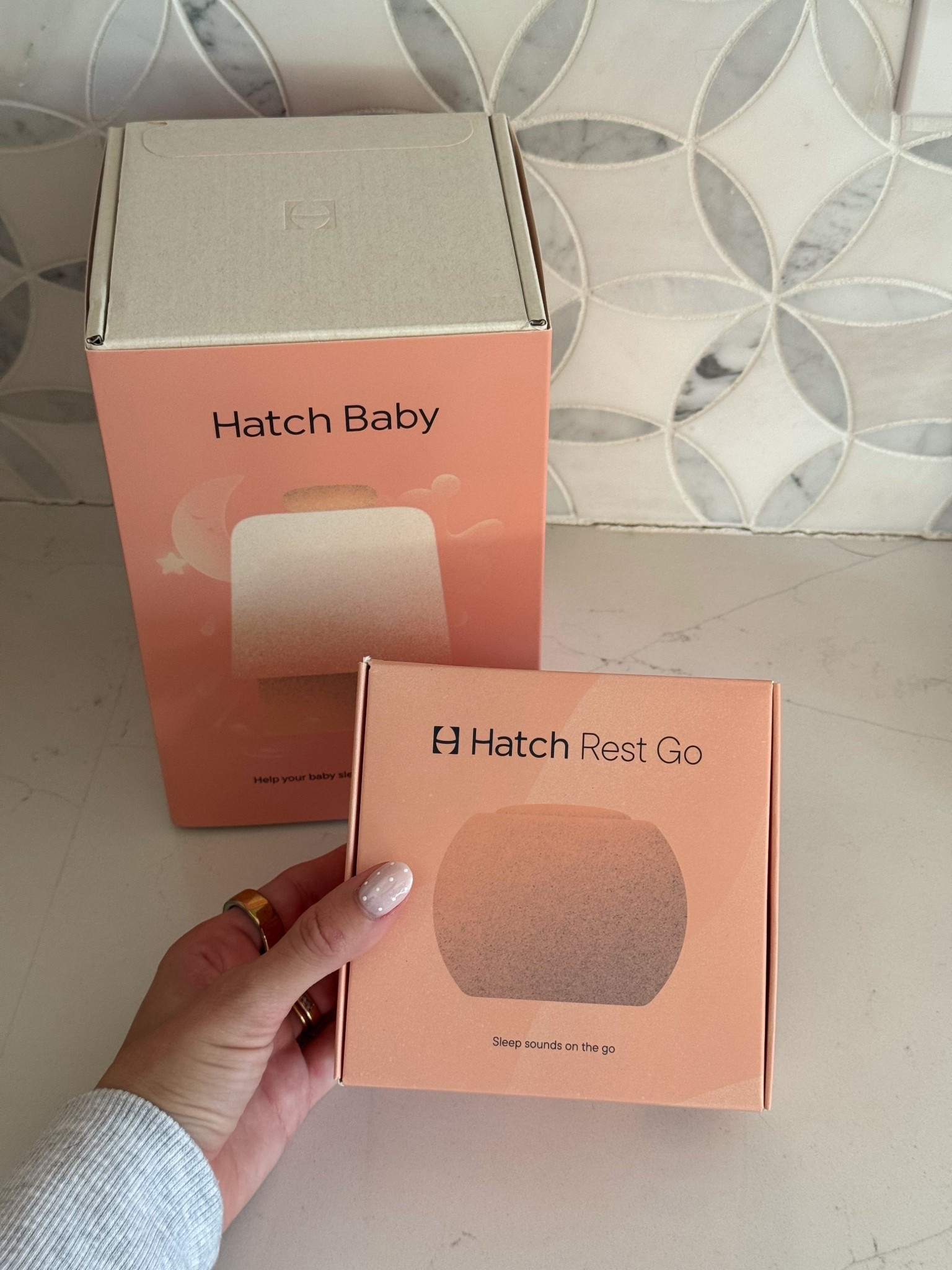 Nap time essentials for baby 🤍✨

These Hatch Baby Rest + Hatch Rest Go have been game changers for sleep — at home and on the go. The sound machine + night light combo helps create the perfect calming environment, and the portable version is a must for travel, stroller walks, and on-the-go naps.

If you’re building your newborn / baby essentials list… this is one of my top recommendations 🤍

#LTKmomlife #LTKBaby #LTKBump