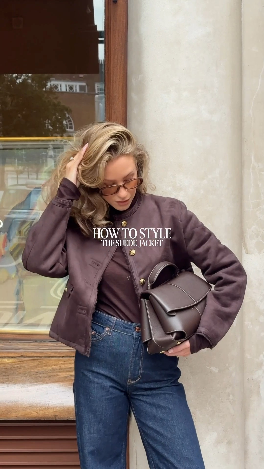 Jeans are old Zara not available sadly

Faux suede jacket, cropped brown jacket, high waisted wide leg jeans, black ankle boots, heel boots, brown handbag, espresso brown 

#LTKautumn #LTKstyletip #LTKuk