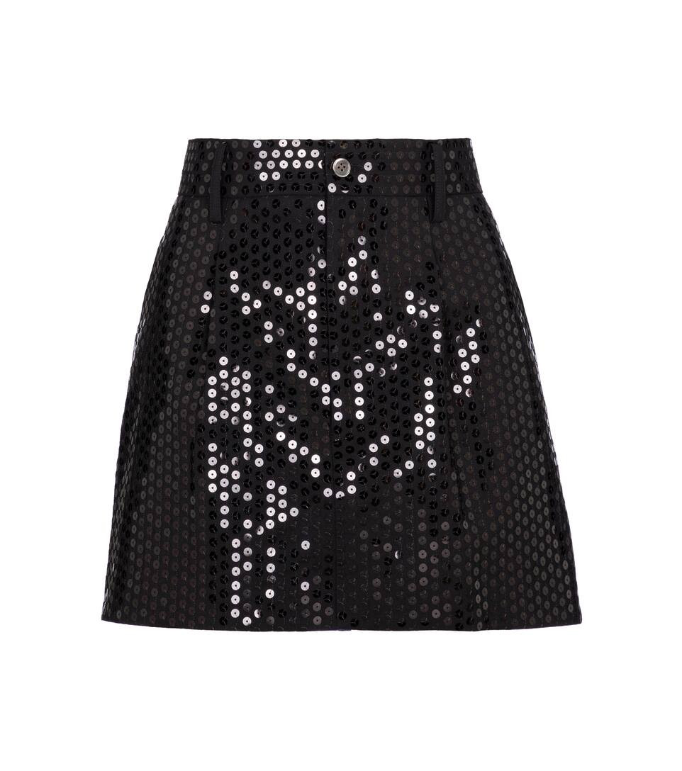 Sequined wool-blend miniskirt | Mytheresa (US/CA)