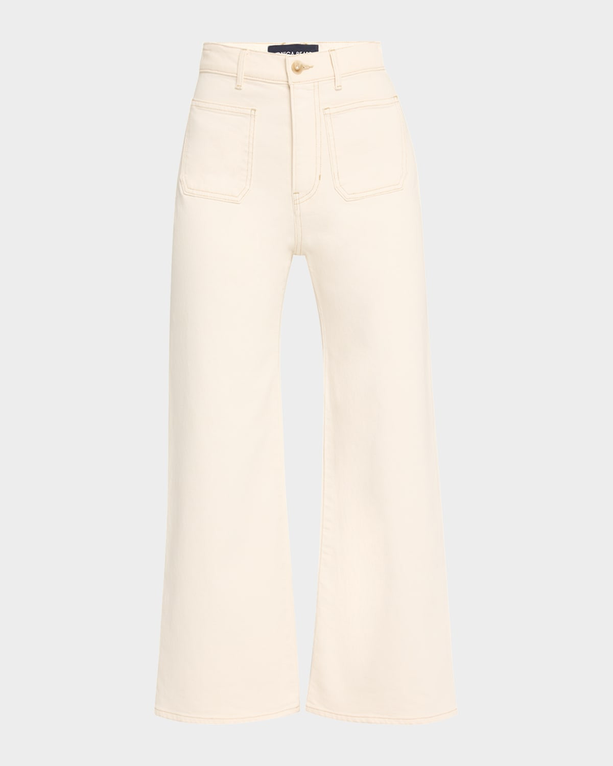 Grant High-Rise Wide-Leg Crop Jeans | Neiman Marcus