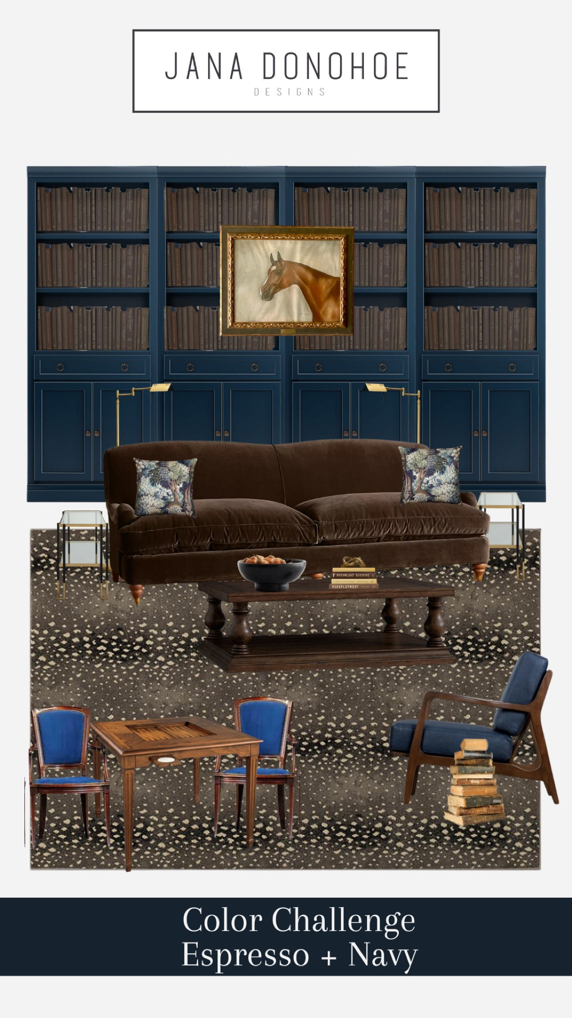 Color challenge espresso + navy home decor inspiration 

#LTKstyletip #LTKhome #LTKfamily