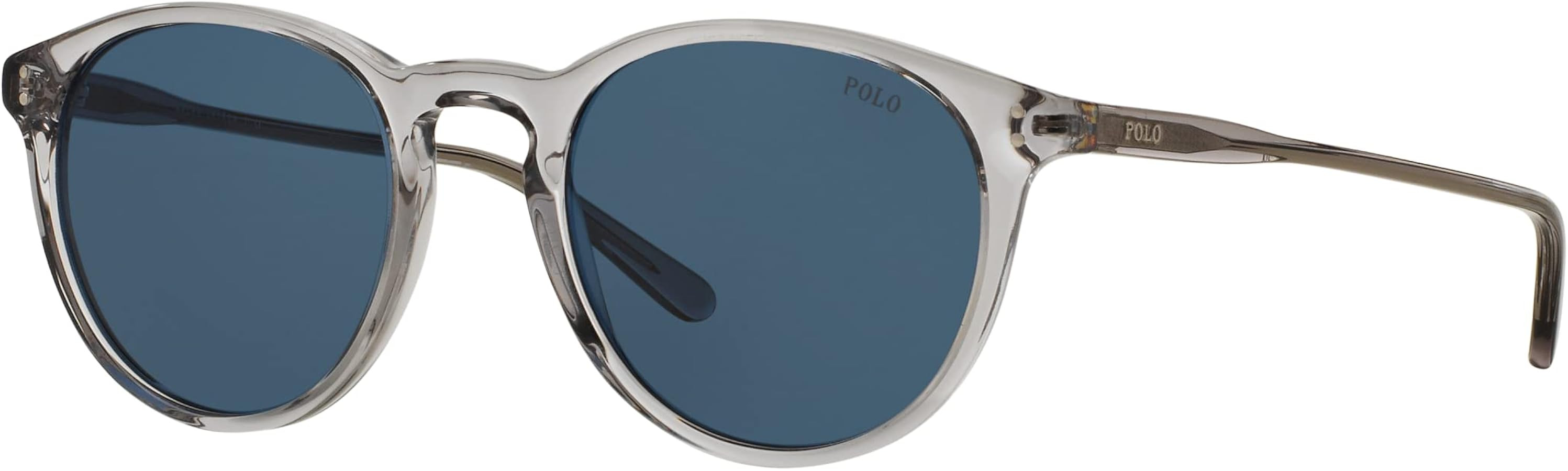 Sunglasses Polo PH 4110 541380 Shiny Semi-transparent Grey | Amazon (US)