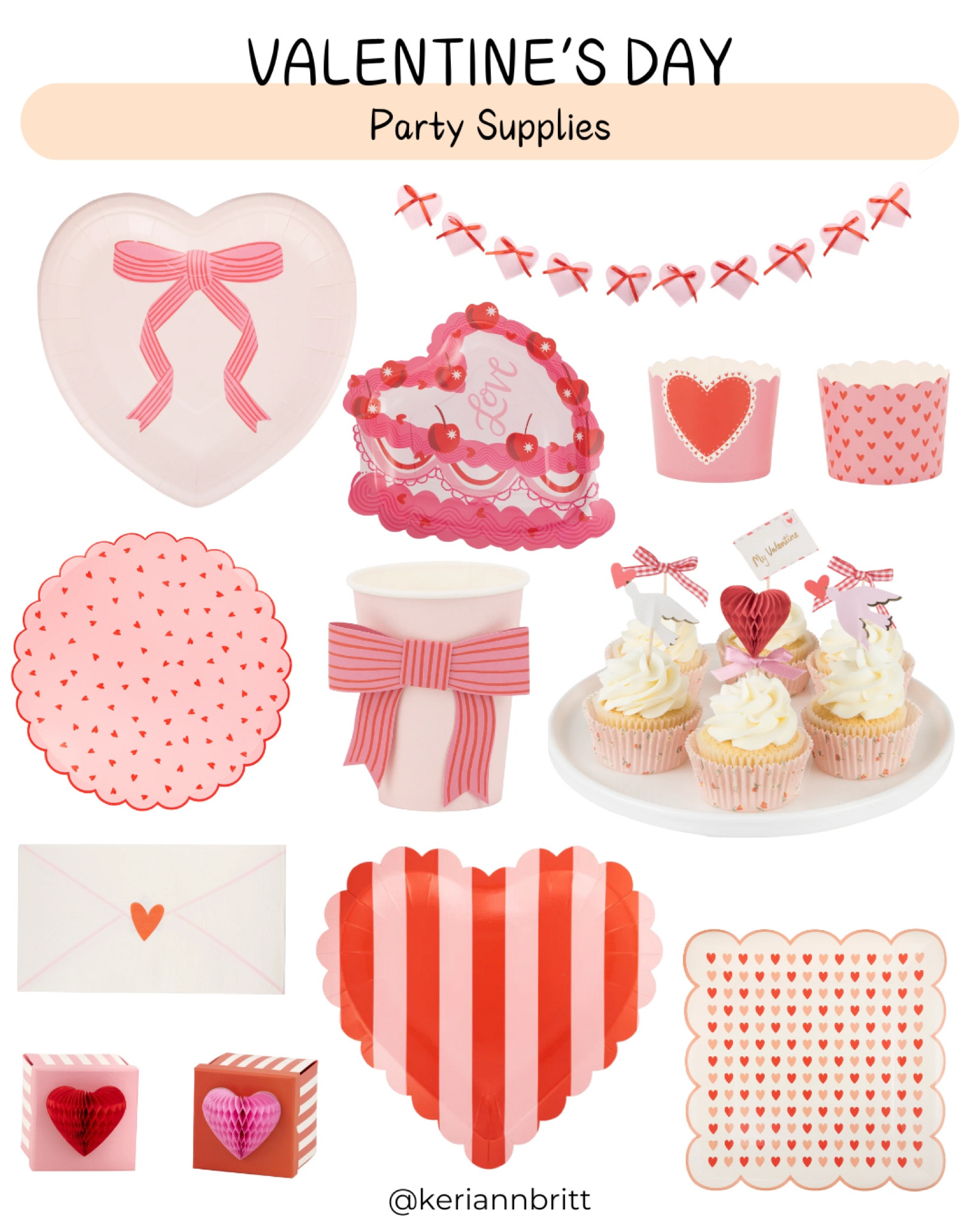 Valentine’s Day Party Supplies

Valentine’s Day plates / Valentine’s Day napkins / Galentine’s Day Party / Meri Meri / My Mind’s Eye

#LTKSeasonal #LTKParties
