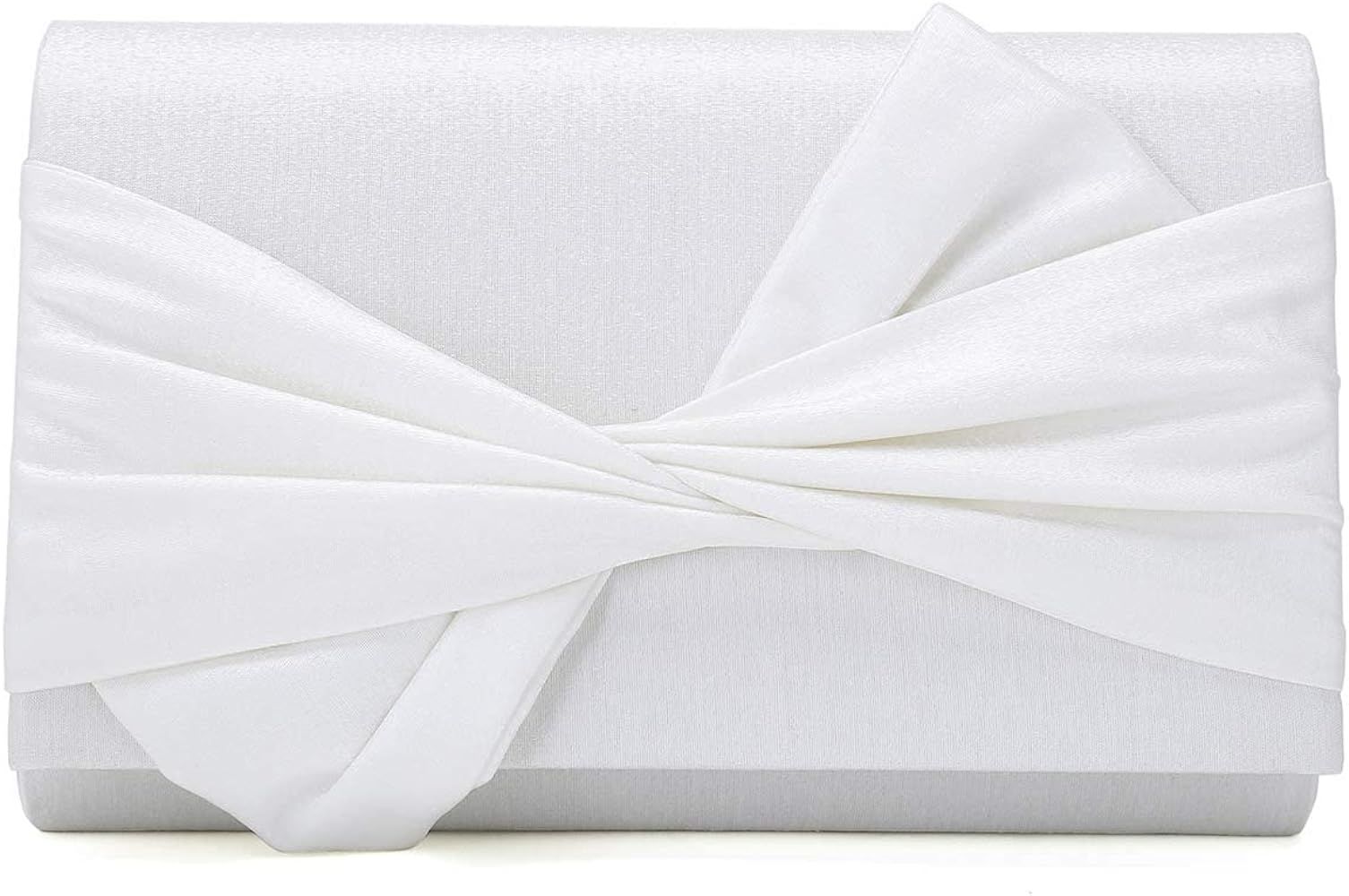 IXEBELLA Satin Evening Bag Bow Flap Clutch Purse for Women Formal Party/Prom/Wedding… | Amazon (US)