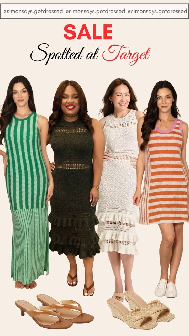 I can't get enough of these crochet dresses from Target!

🤍 They're lightweight, easy to style, and perfect for everything from weekend brunch to vacation days. 

The best part? They're on sale right now, so it's the perfect time to grab your favorite before they're gone. #LTKSaleAlert#LTKBeauty

#LTKootd