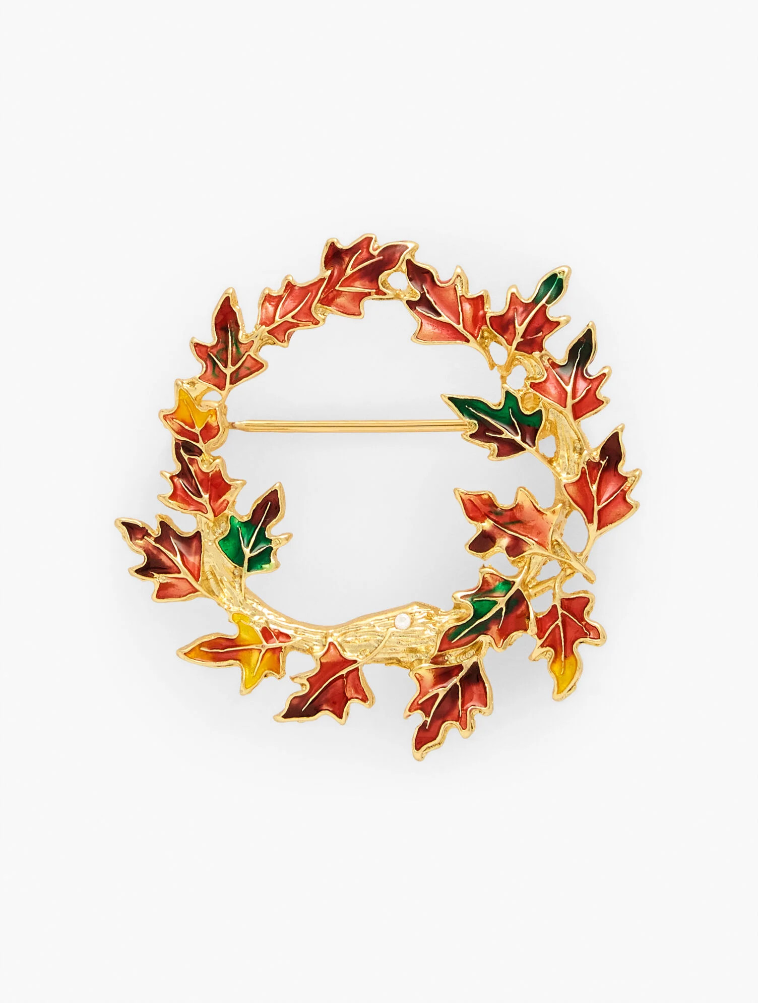 Autumn Wreath Brooch | Talbots