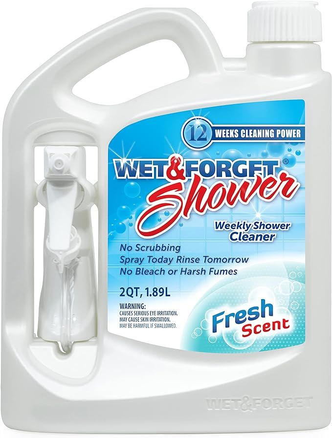 Wet & Forget Shower Cleaner Multi-Surface Weekly No Scrub, Bleach-Free Formula, Ready to Use, Fre... | Amazon (US)