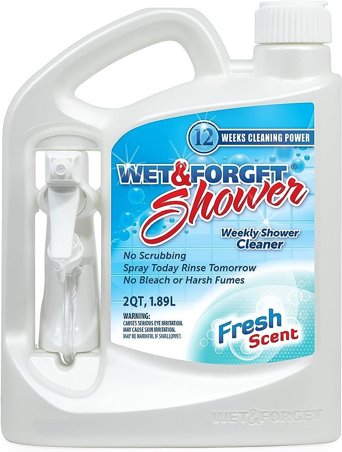 Wet & Forget Shower Cleaner Multi-Surface Weekly No Scrub, Bleach-Free Formula, Ready to Use, Fre... | Amazon (US)