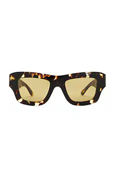 Bottega Veneta Square Sunglasses in Havana & Brown from Revolve.com | Revolve Clothing (Global)