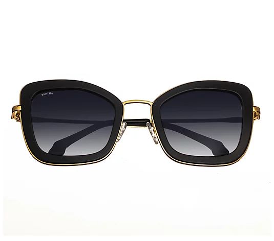 Bertha Cateye Sunglasses - De lphine - QVC.com | QVC