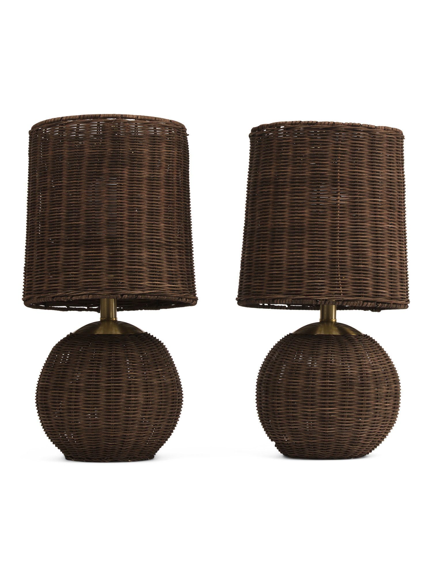 Set Of 2 20in Rattan Table Lamps | TJ Maxx