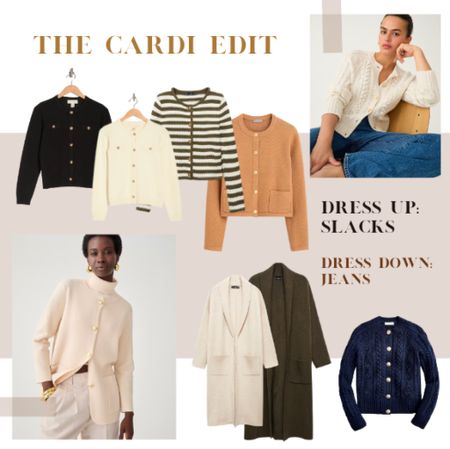 The Cardigan Edit 🥰🤍 

Cardigan | workwear | office outfit | work outfit | fall fashion 

#LTKworkwear #LTKSeasonal #LTKmidsize