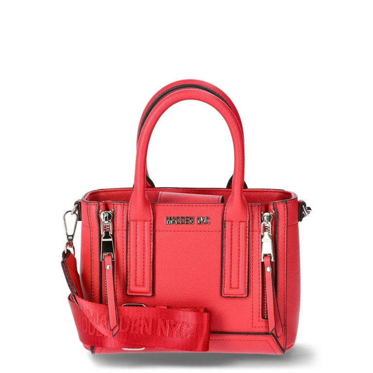 Madden NYC Women's Mini Zipper Satchel with Embellished Pouch | Walmart (US)