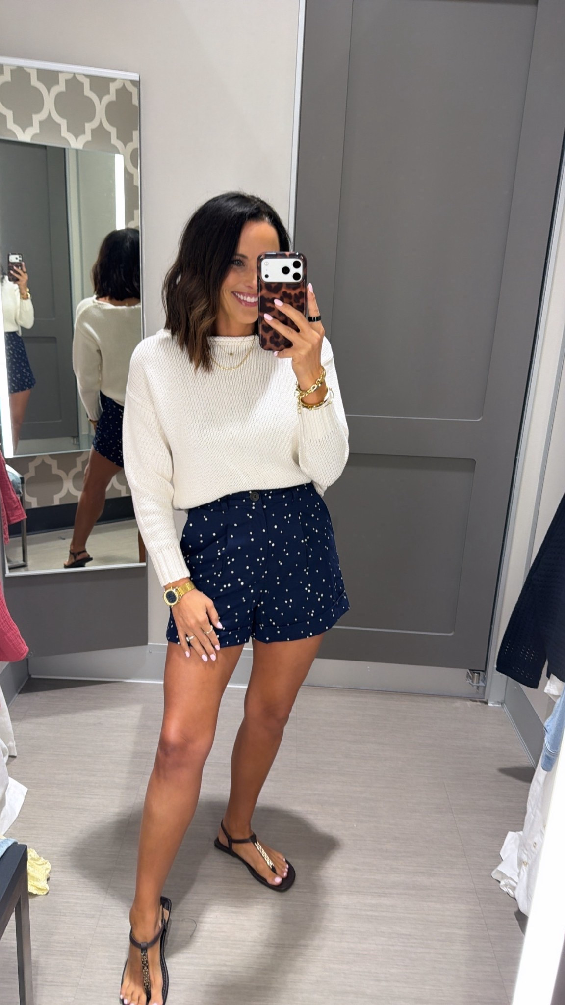 classic with a fun little twist and I’m obsessed! 
@target did it again (wearing an XS!)

target outfit, navy polka dot shorts outfit, neutral summer top, classy casual style, everyday outfit inspo, affordable fashion finds

#targetstyle #targetfinds #summeroutfit #classicstyle #casualchic #affordablefashion #ltkstyle