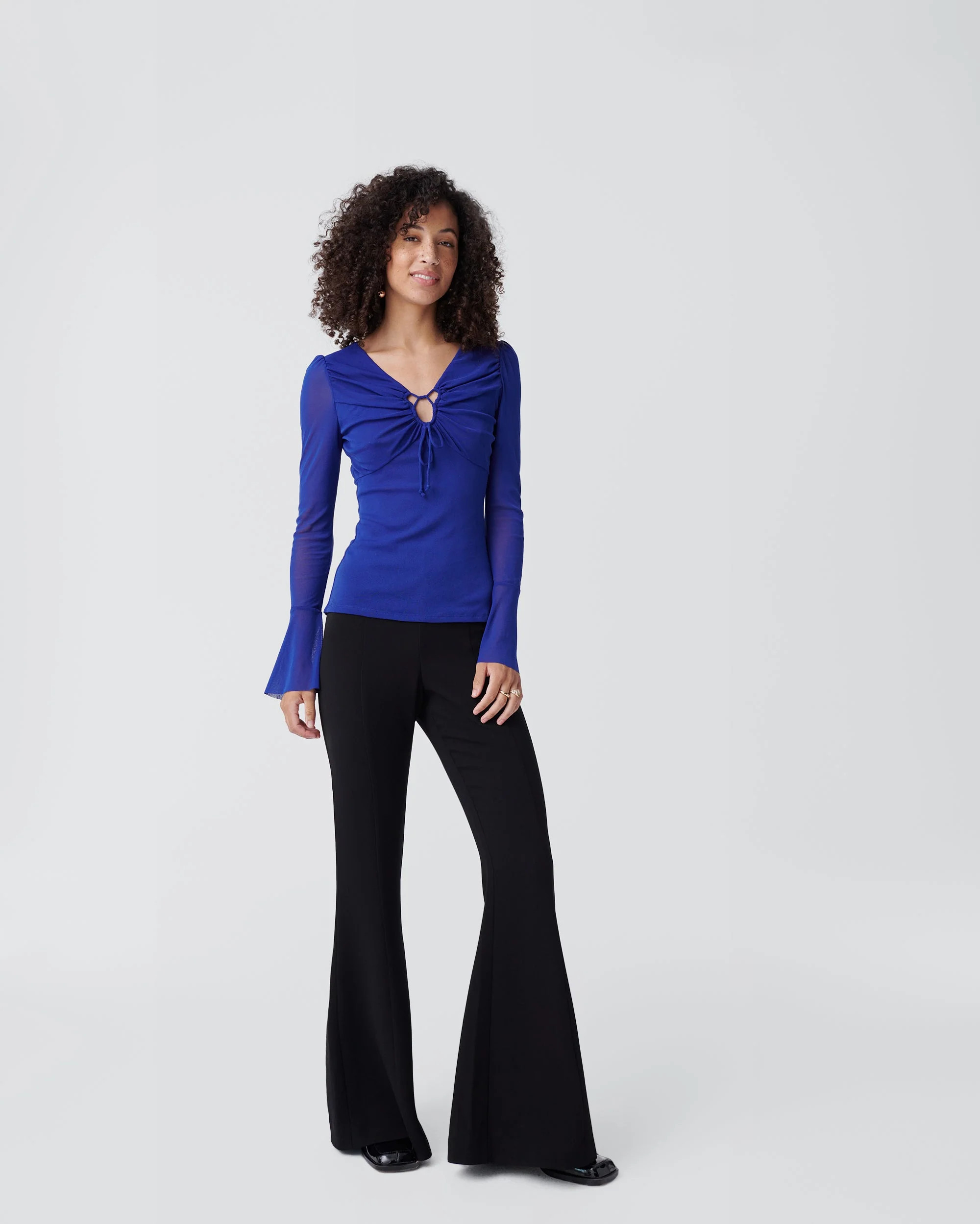 Barcelona Wide Leg Pants | Diane von Furstenberg UK - Dynamic
