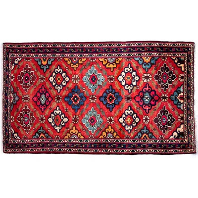Biagino One-of-a-Kind 5'5" x 9'6" 1970s Area Rug in Red/Blue | Wayfair North America