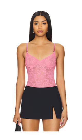 Le Stretch Multifit Bodysuit in Pink Cadillac | Revolve Clothing (Global)