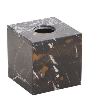 Marbled Tissue Box Cover | TJ Maxx