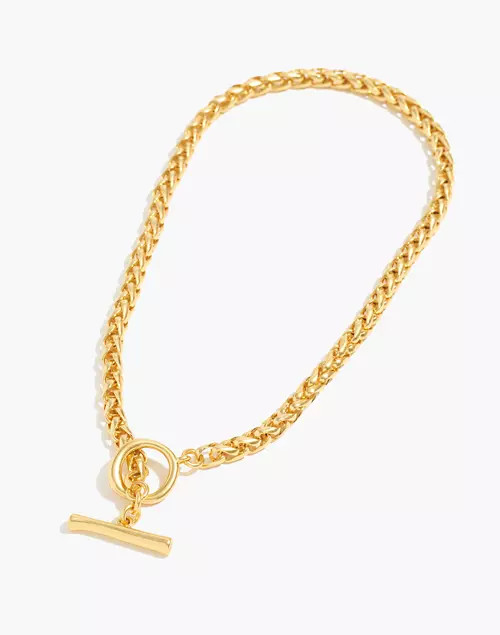 Wheatberry Chain Toggle Necklace | Madewell