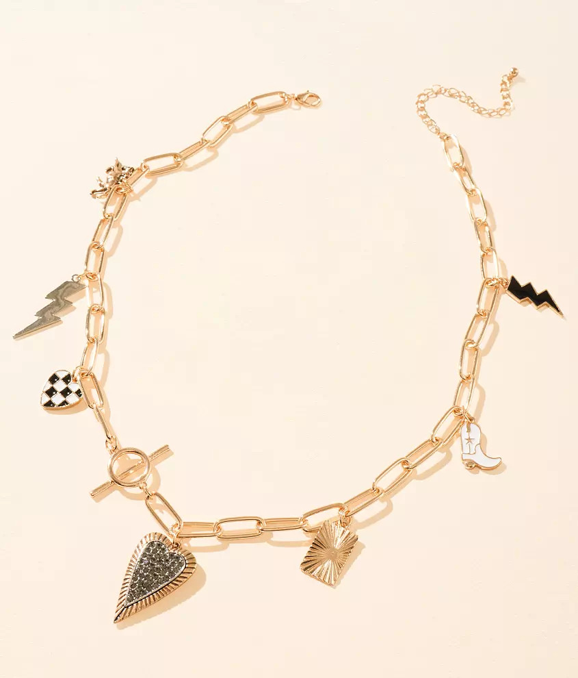 Multi Charm Necklace | Buckle