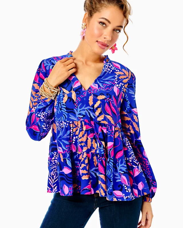 Sarita Silk Top | Lilly Pulitzer