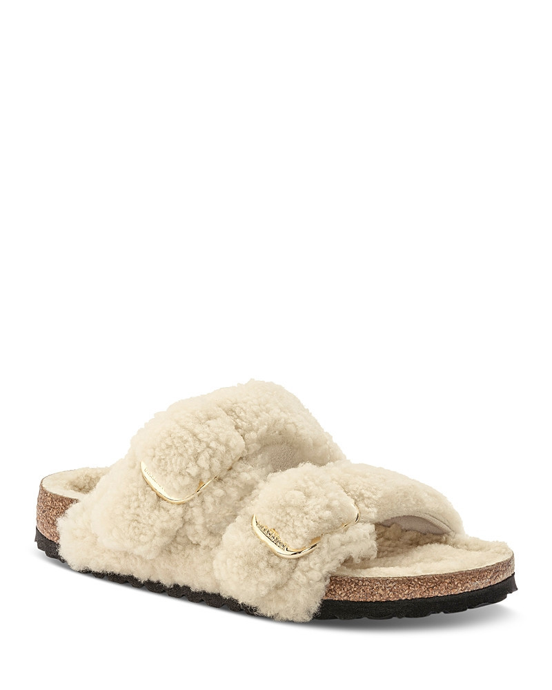 Birkenstock Women's Arizona Big Buckle Shearling Slide Sandals | Bloomingdale's (US)
