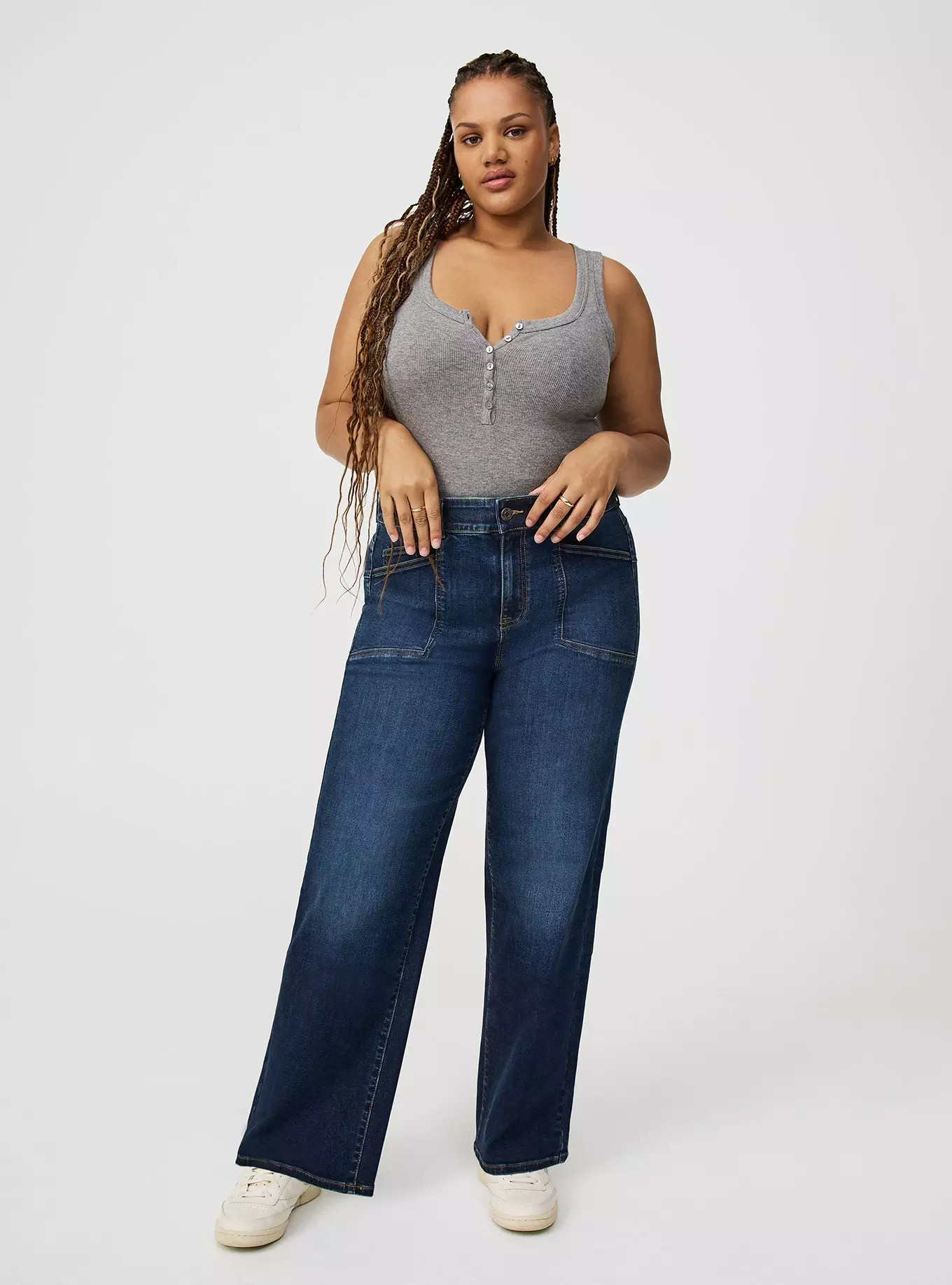 Bombshell Wide Leg High-Rise Jean | Torrid (US & Canada)