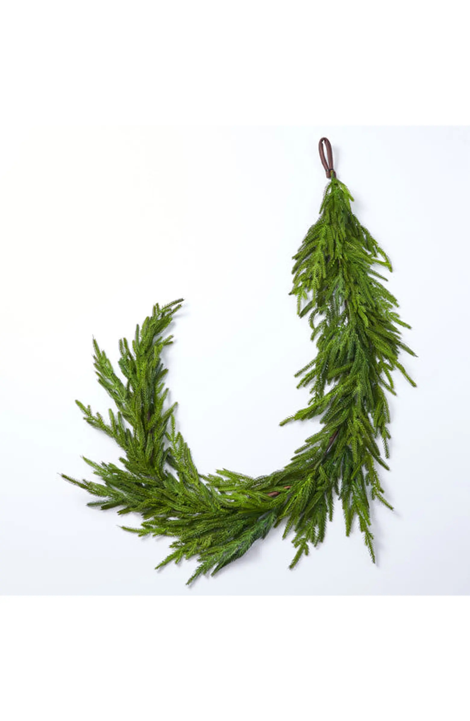 Darby Creek Trading Real Touch Norfolk Pine Christmas Holiday Front Door Garland Table Runner | N... | Nordstrom