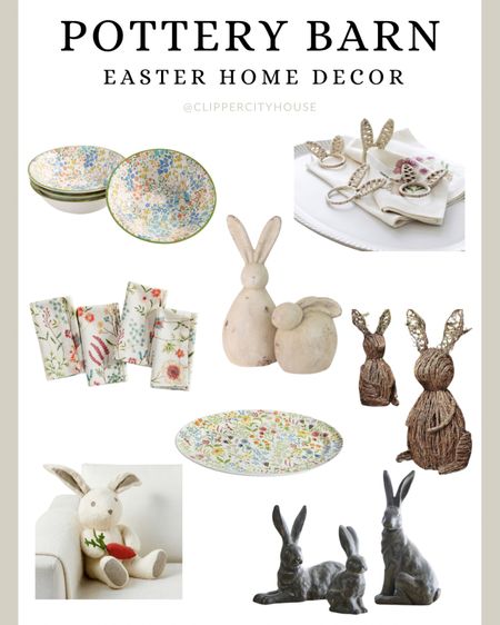 Easter home decor finds from pottery barn, spring home decor finds from pottery barn 

#LTKhome #LTKSeasonal