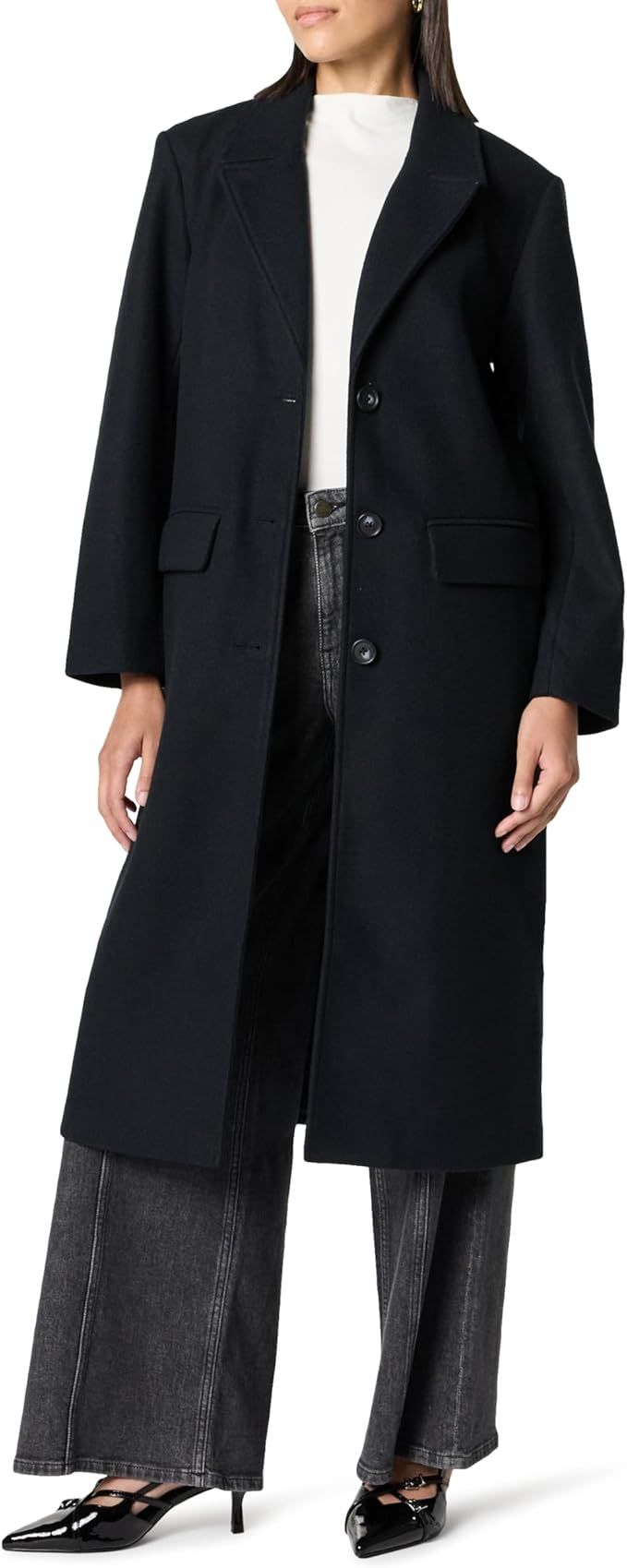 The Drop Women's Liam Loose Overcoat | Amazon (US)