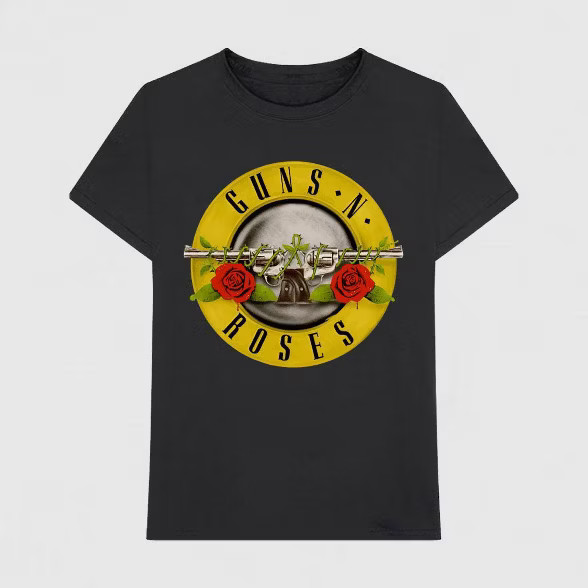 Men's Guns N Roses Short Sleeve Graphic T-Shirt - Black | Target