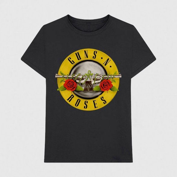 Men's Guns N Roses Short Sleeve Graphic T-Shirt - Black | Target