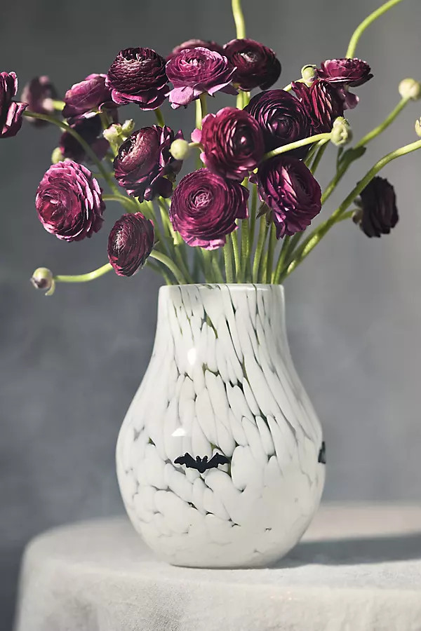 The Spooky Icon Confetti Glass Vase | Anthropologie (US)