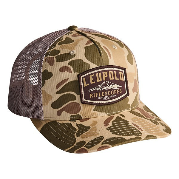Men's Leupold Mt Hood Hunting Adjustable Hat One Size Harvest Duck Camo | Scheels