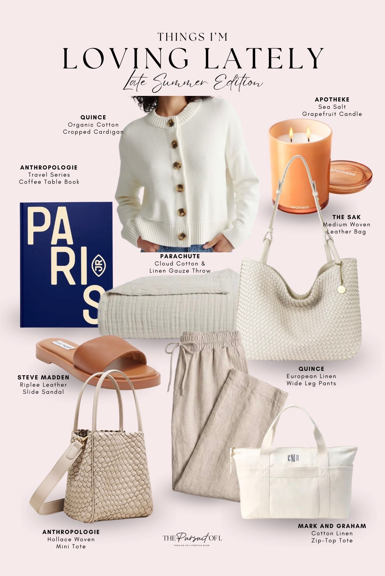 Things I’m loving lately for the end of summer & the beginning of fall. 🤎 Transitional wardrobe pieces, woven bags & cozy home finds that work for both seasons. 🍂

late summer style | transitional fall fashion | neutral wardrobe | woven tote bags | linen pants outfit | fall home decor | cozy home finds

#LTKSeasonal #LTKTall