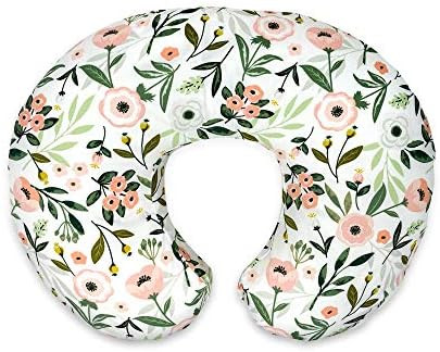 Boppy Original Nursing Pillow & Positioner, Pink Garden, Cotton Blend Fabric with Allover Fashion | Amazon (US)