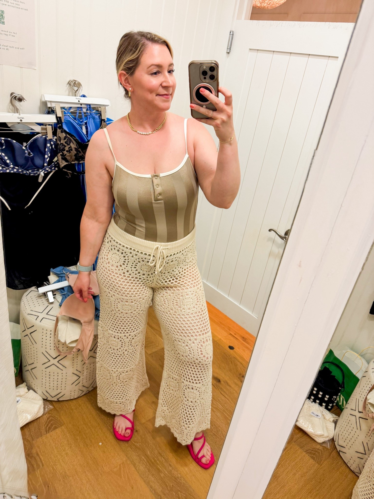 Wearing a large in both!



#LTKSaleAlert #LTKMidsize #LTKSwim