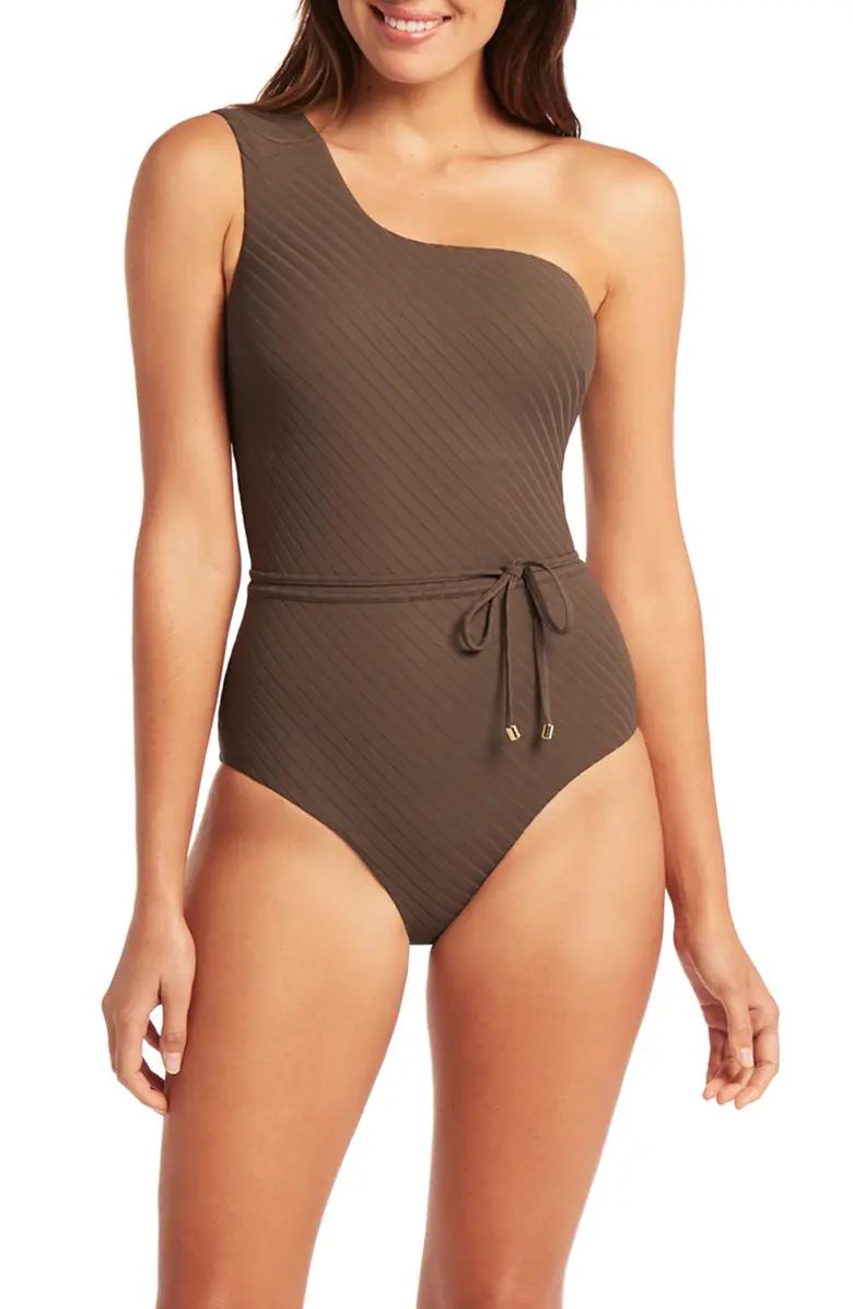 One-Shoulder One-Piece Swimsuit | Nordstrom