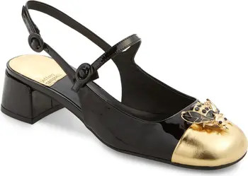 Jeffrey Campbell Jive Cap Toe Mary Jane Slingback Pump (Women) | Nordstrom | Nordstrom