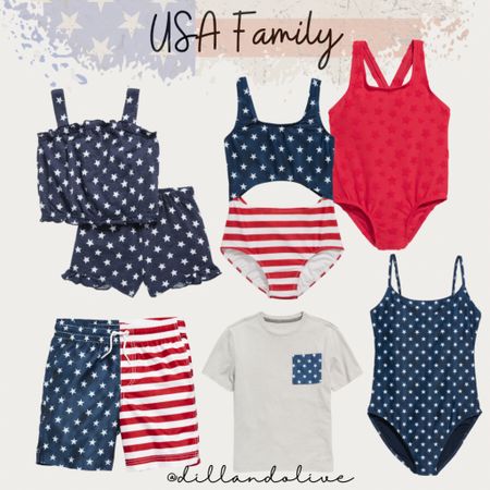 USA Family Matching | Memorial Day Family Outfits | 4th of July Swim for Family | Matching Stars & Stripes | Patriotic

#LTKfamily #LTKFind #LTKSeasonal