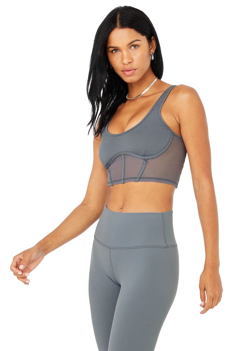 Airbrush Mesh Corset Tank | Alo Yoga